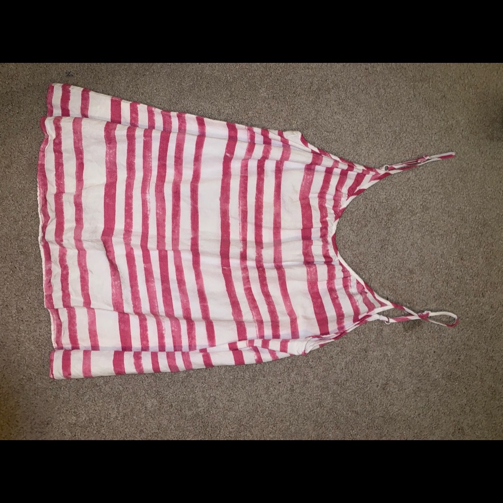 linen striped top